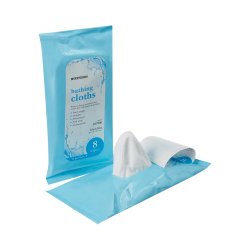 Mckesson Rinse-Free Bath Wipe McKesson Soft Pack Scented 8 Count