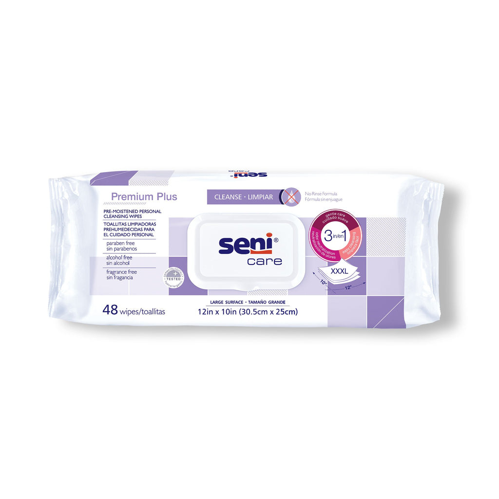 Seni Care Premium Plus Personal Cleansing Wipes