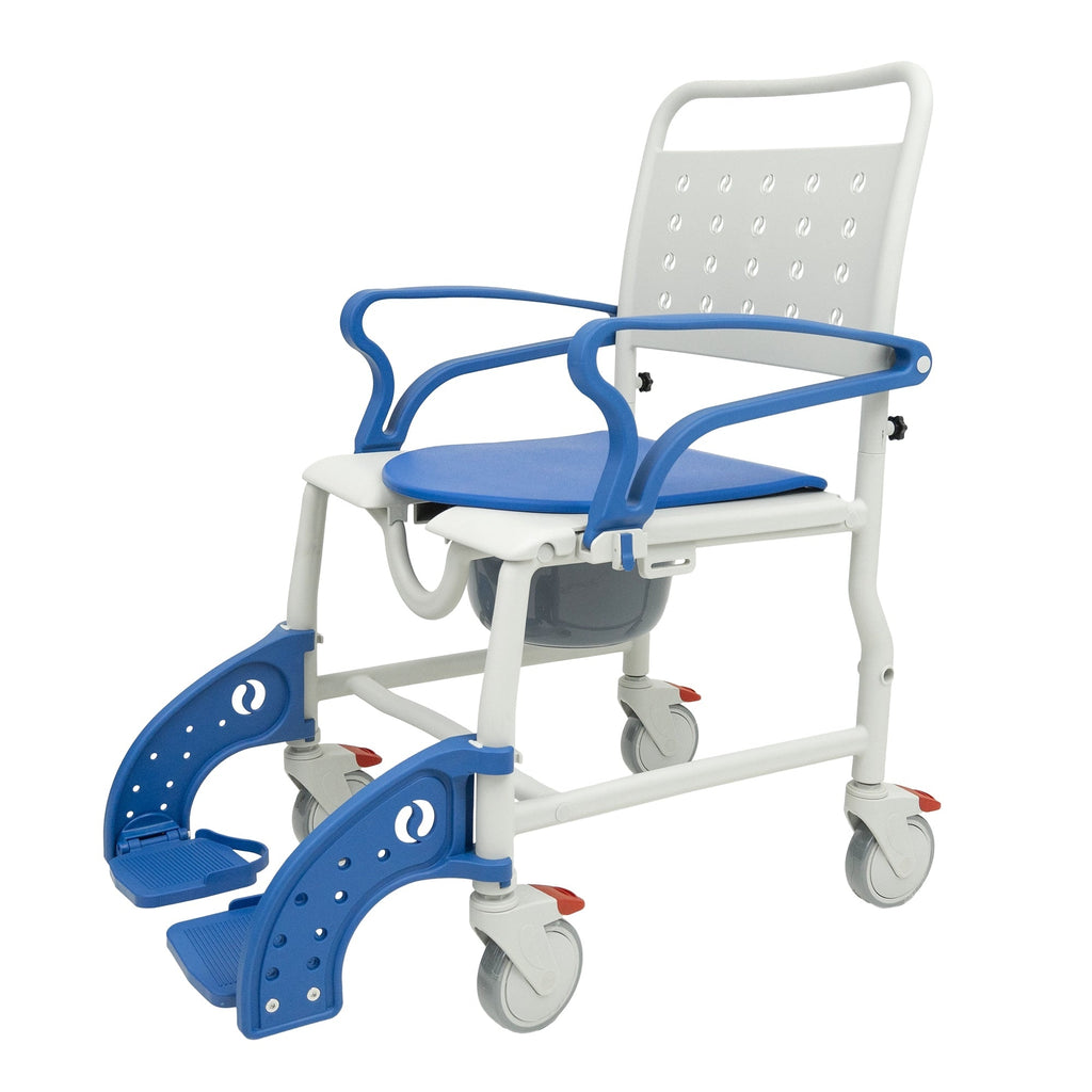 Climbing Steps Sidekick Ultralight Shower Chair w/ Rear Wheels Kit
