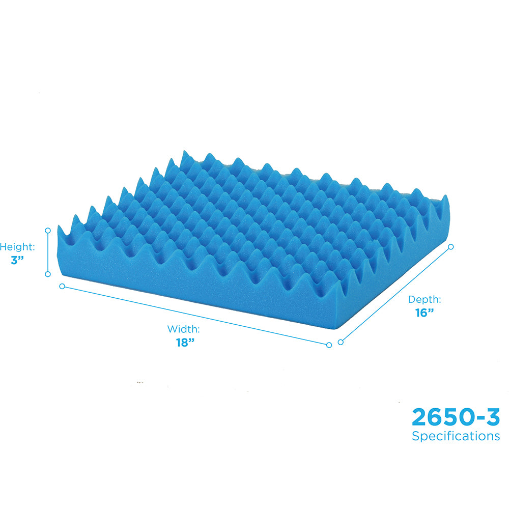 Nova CONVOLUTED FOAM CUSHION FOR 18" X 16" WHEELCHAIR