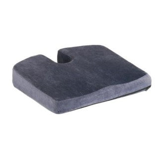 NOVA MEMORY FOAM COCCYX CUSHION VELOUR BLUE