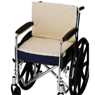 Nova 3" CONVOLUTED SEAT & BACK FOAM CUSHION WITH FLEECE COVER FOR 18" X 16" WHEELCHAIR
