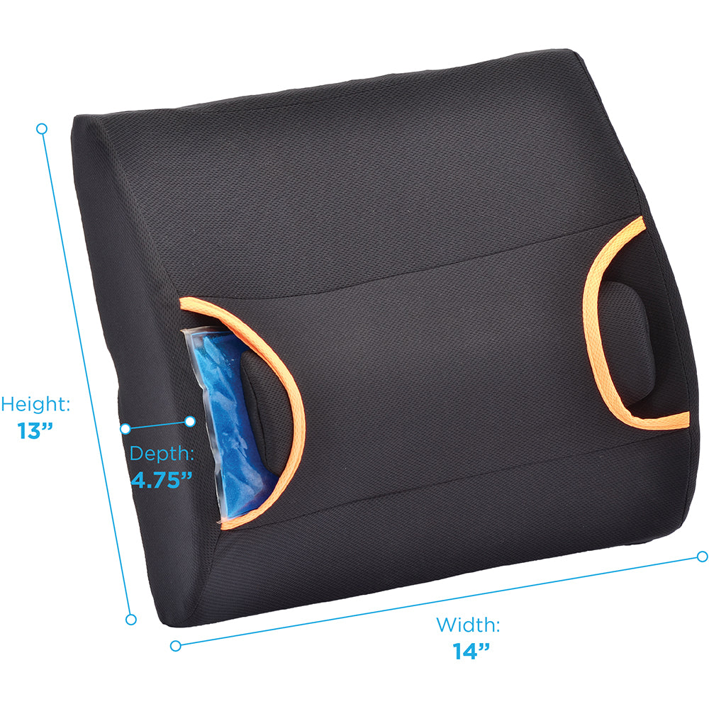 NOVA BACK CUSHION WITH HOT/COLD PACK