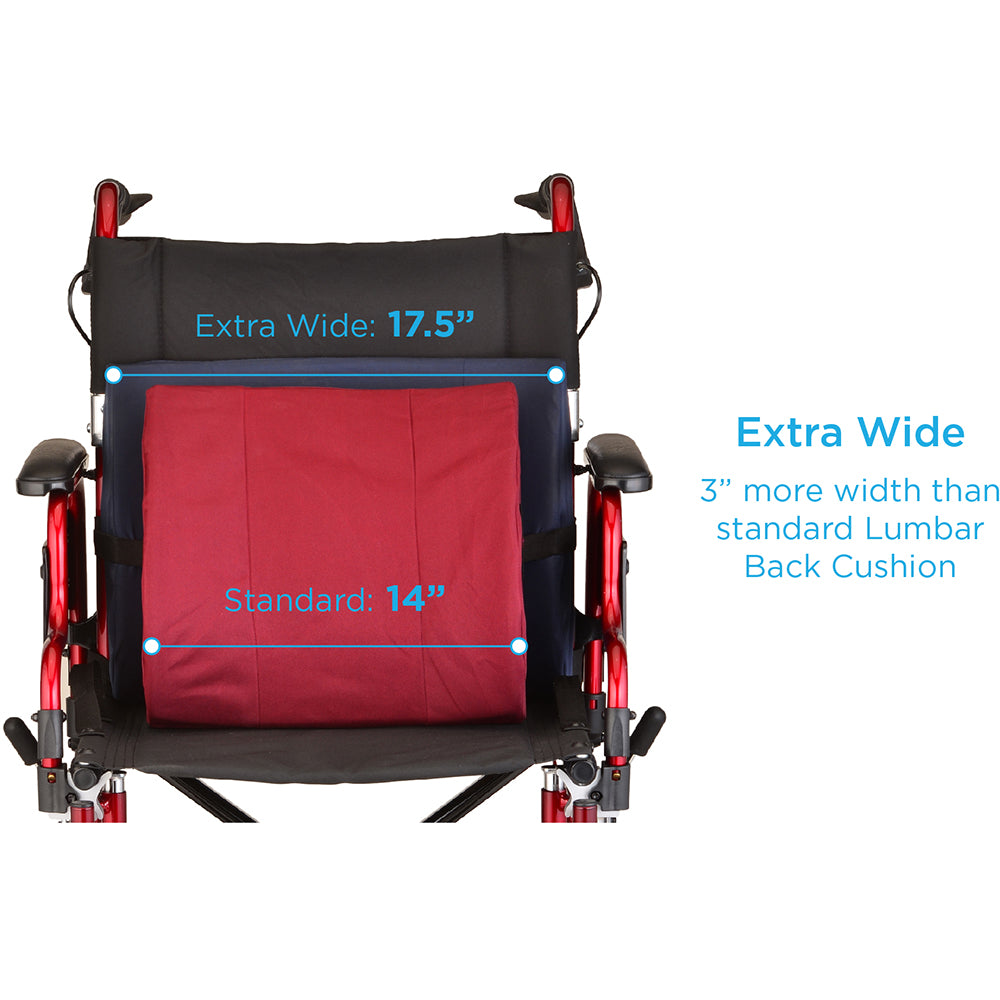 Nova LUMBAR CUSHION WIDE BLUE