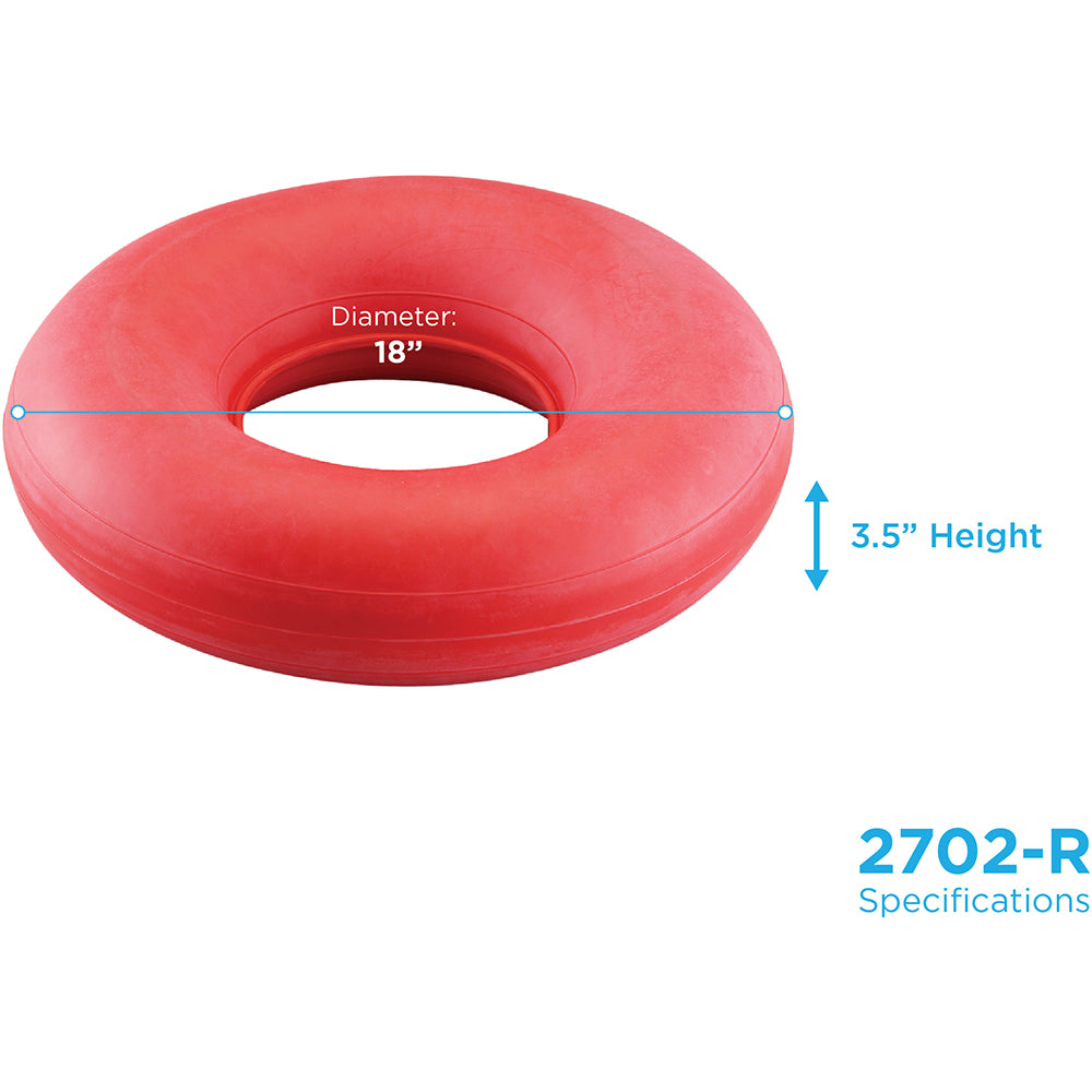 Nova INFLATABLE RUBBER CUSHION RED 18"