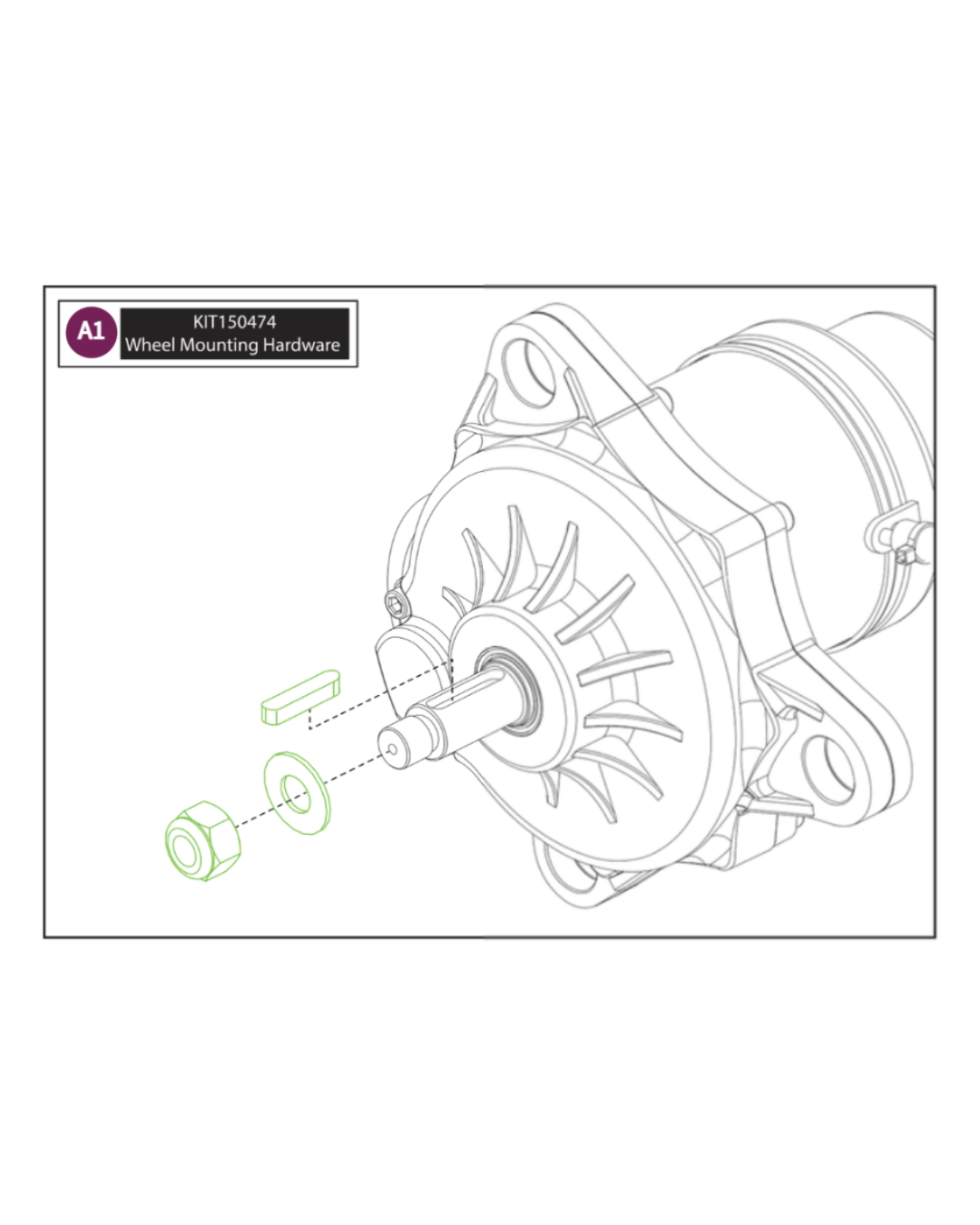 Pride Mobility KIT150474