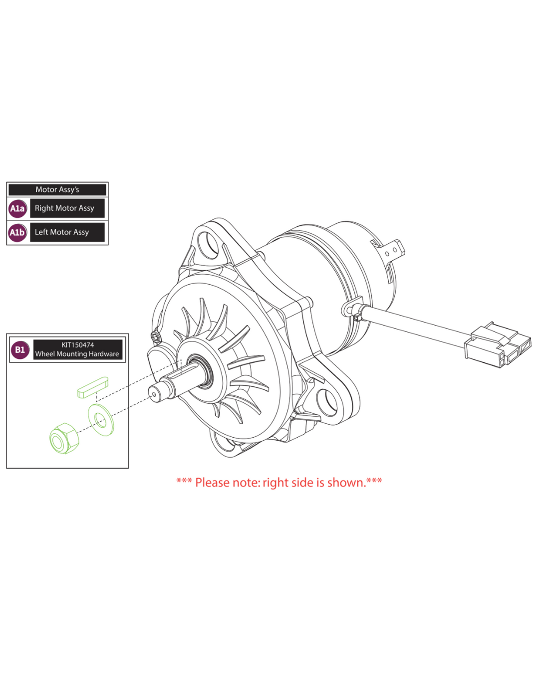Pride Mobility KIT150474