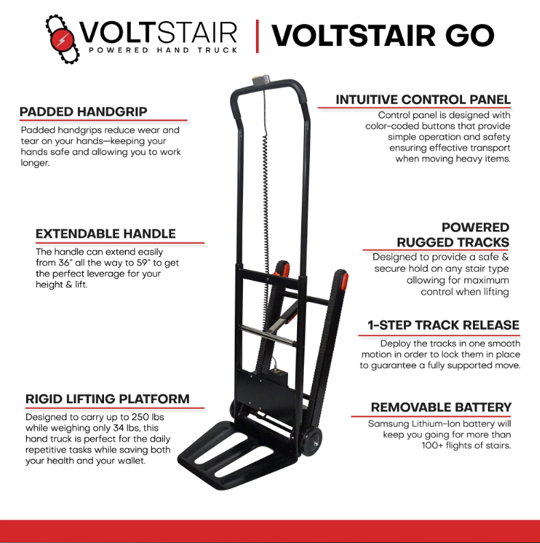 Climbing Steps Go Hand Truck 150 lbs.