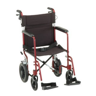 Nova 330 LIGHTWEIGHT TRANSPORT CHAIR WITH HAND BRAKES - 20"