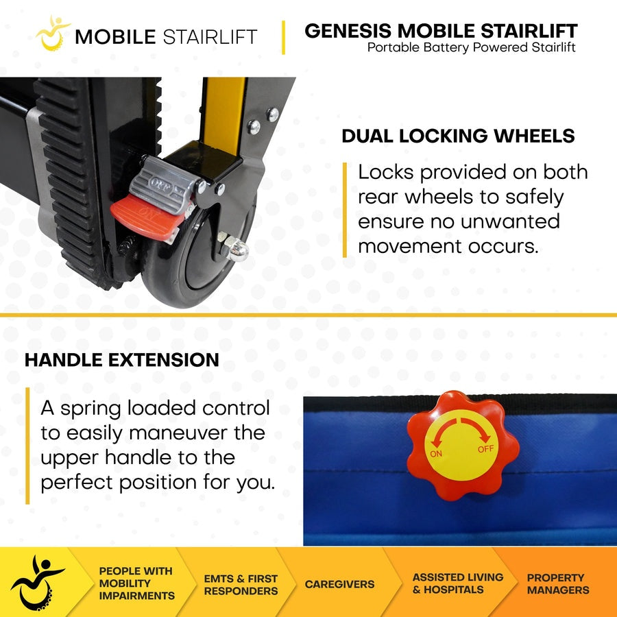 Climbing Steps Genesis - Mobile Stairlift Chair