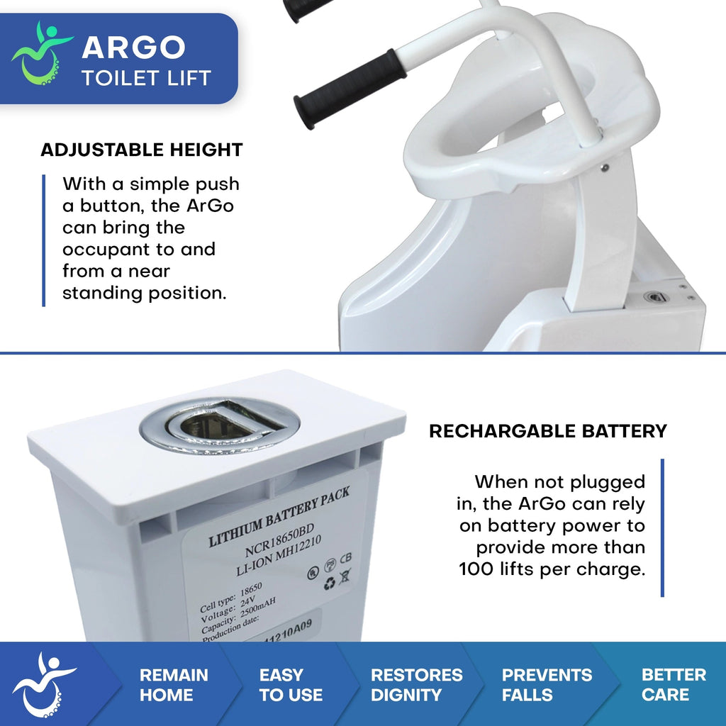 Climbing Steps Argo Powered Toilet Lift