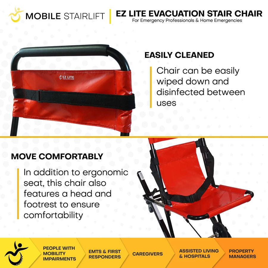 Climbing Steps EZ LITE Evacuation Chair