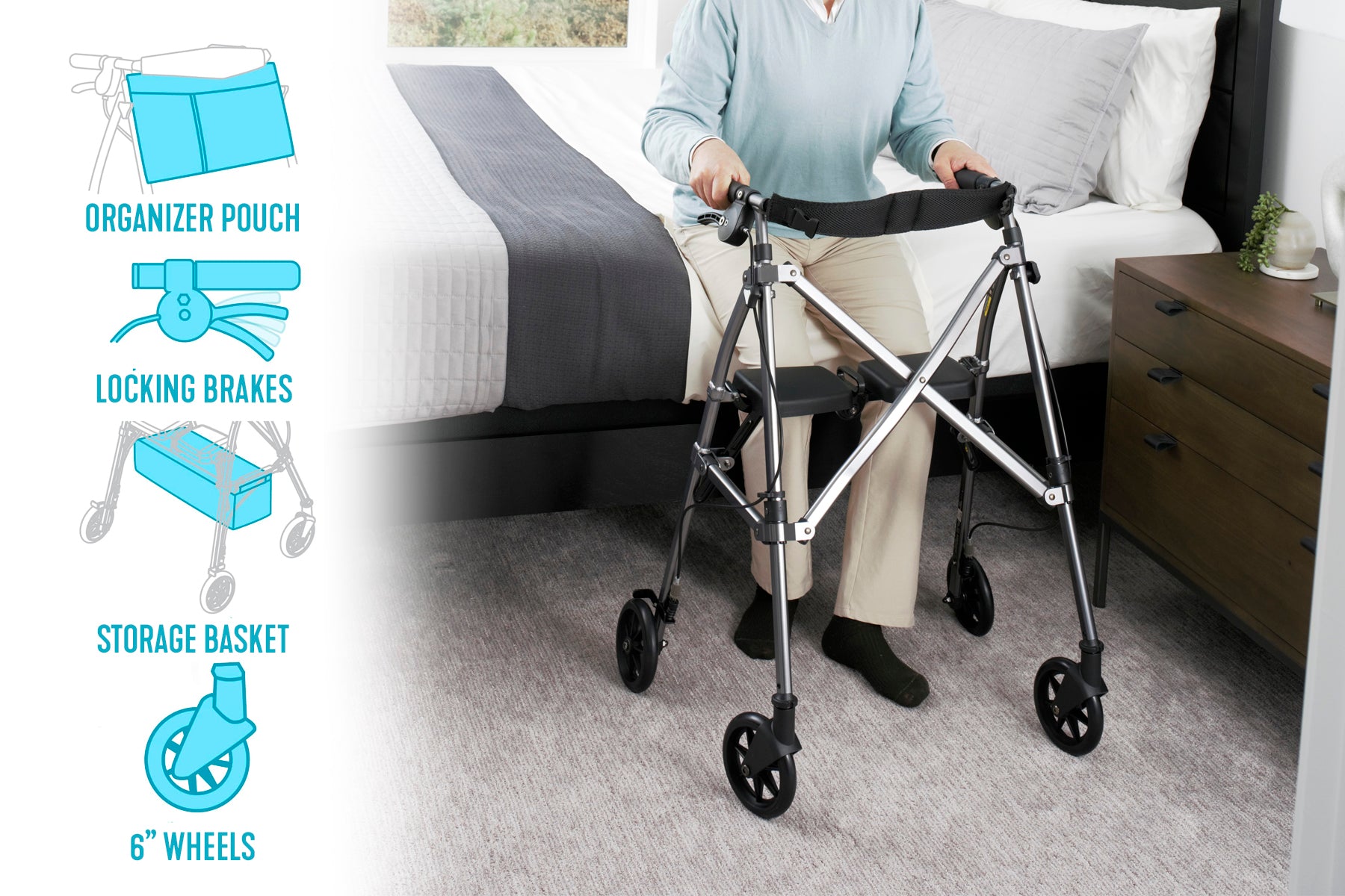 Stander Wonder Rollator Plus