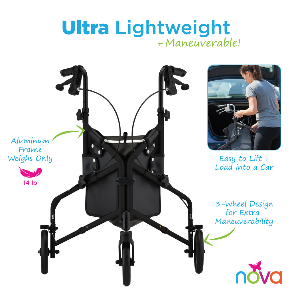 Nova Active 3 Wheel Rollator