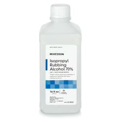 Mckesson Antiseptic Isopropyl Alcohol McKesson Brand Topical Liquid 16 oz. Bottle