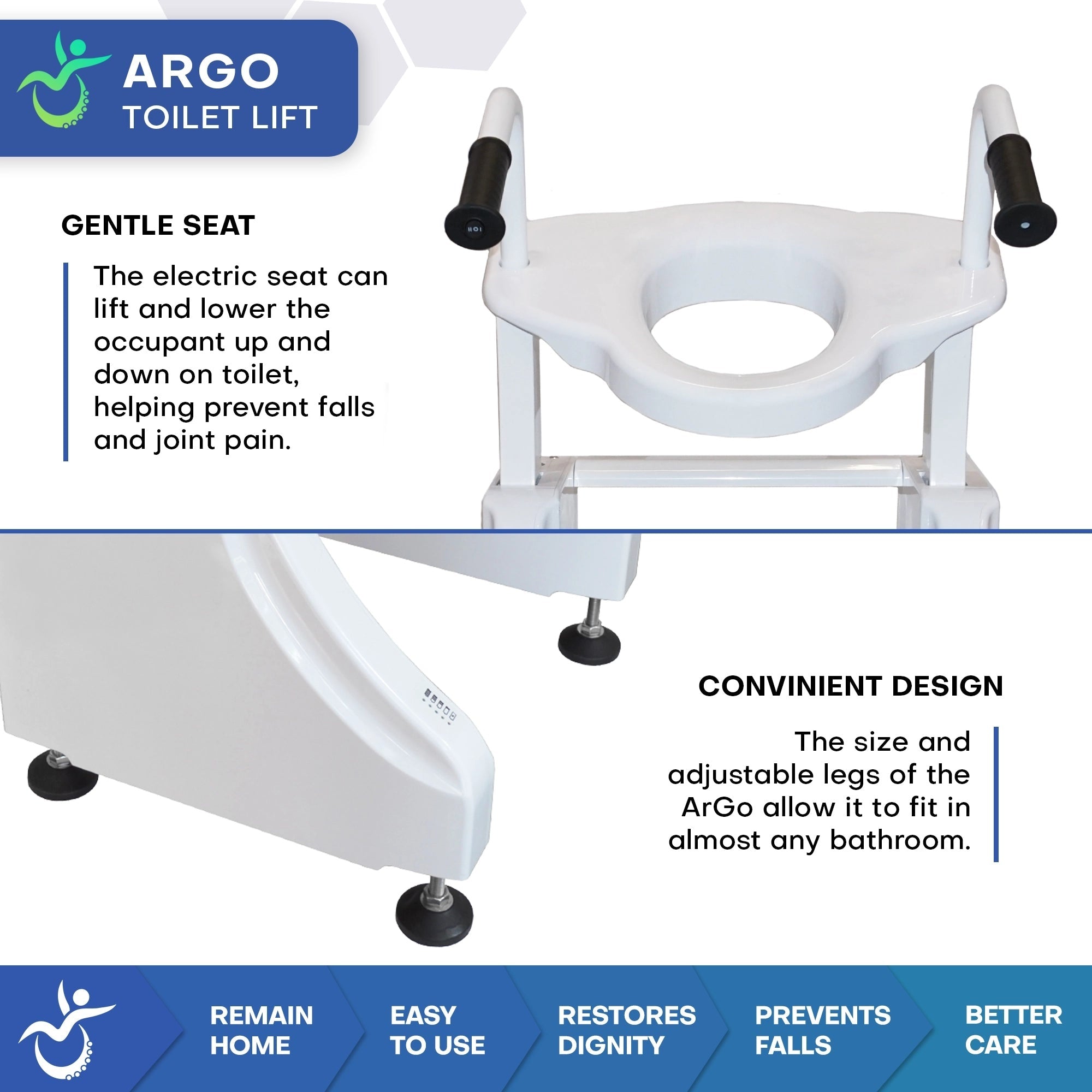 Climbing Steps Argo Powered Toilet Lift
