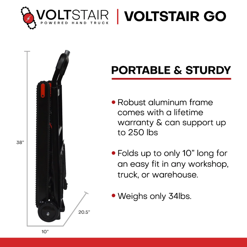 Climbing Steps Go Hand Truck 150 lbs.