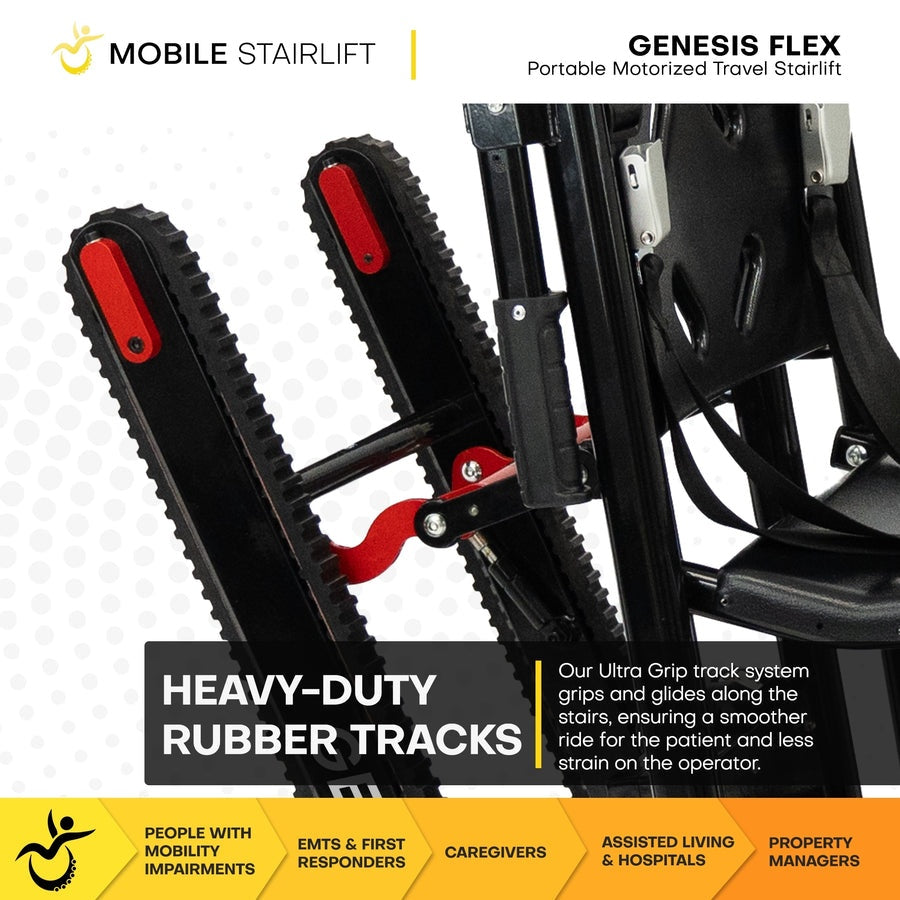Climbing Steps Genesis Flex - Mobile Stairlift Chair
