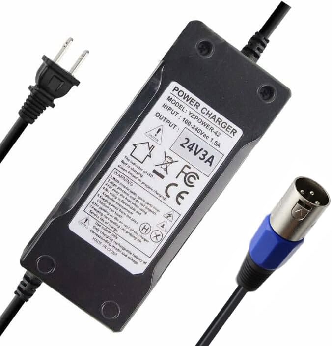 3Amp Charger 24V 3A
