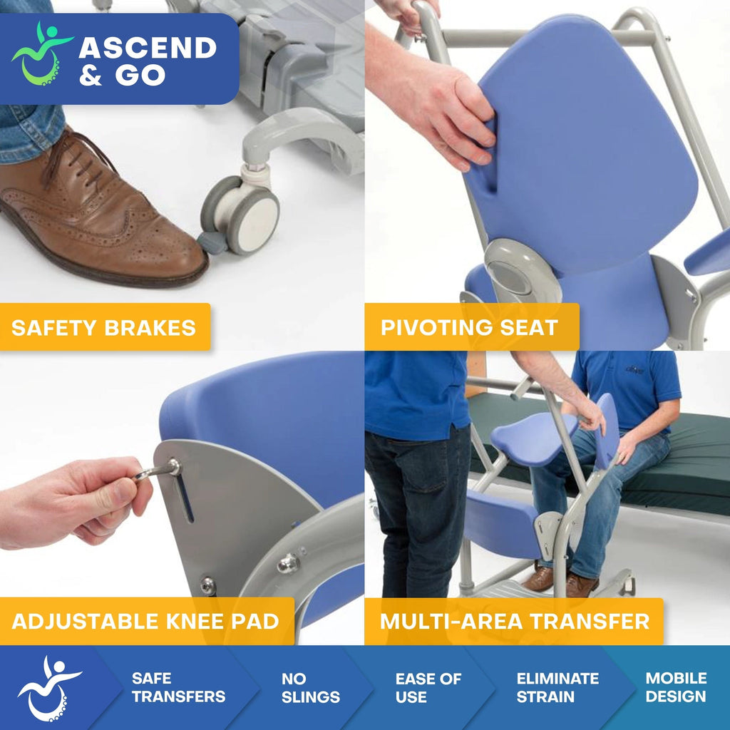 Climbing Steps Ascend & Go Patient Lift