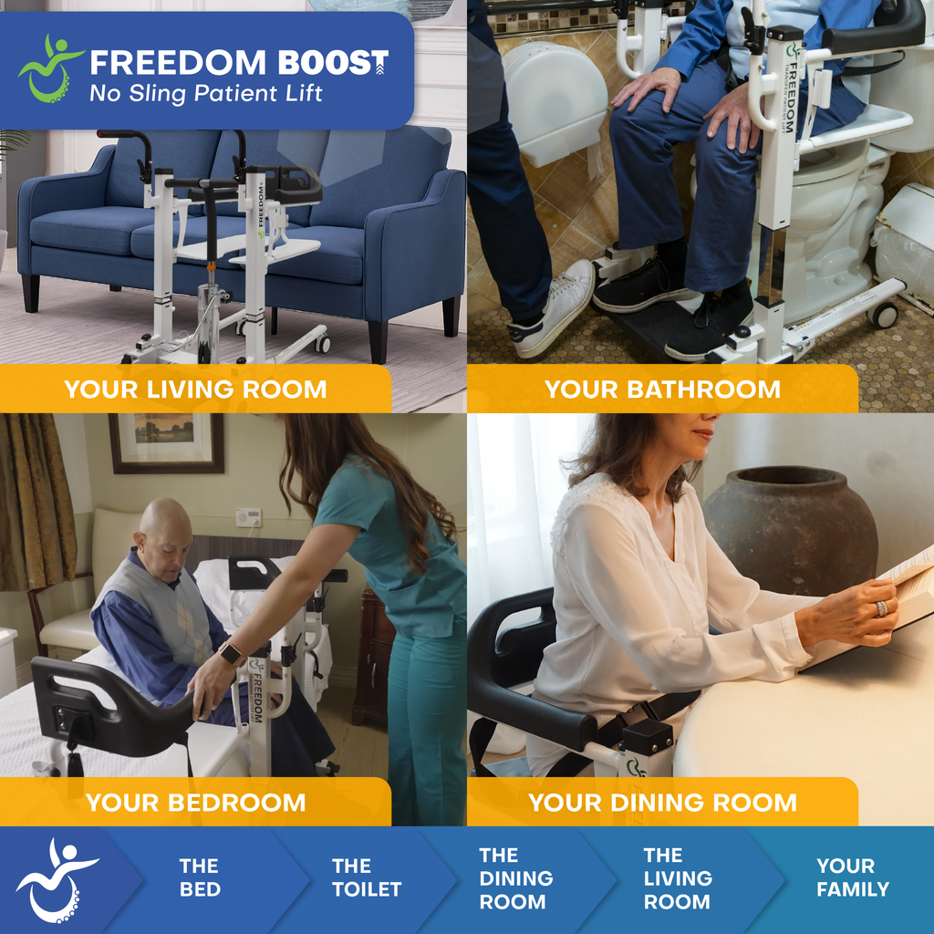 Climbing Steps Freedom Patient Lift (Manual Version)