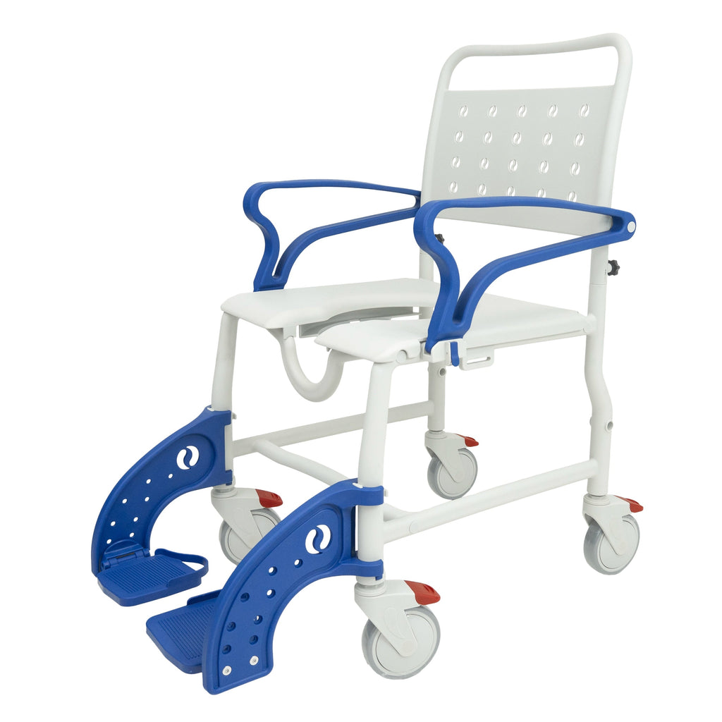 Climbing Steps Sidekick Ultralight Shower Chair w/ Rear Wheels Kit
