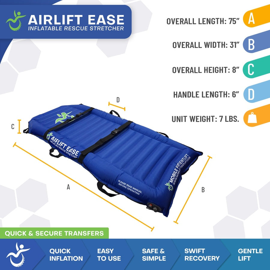 Climbing Steps AirLift Ease Rescue Stretcher