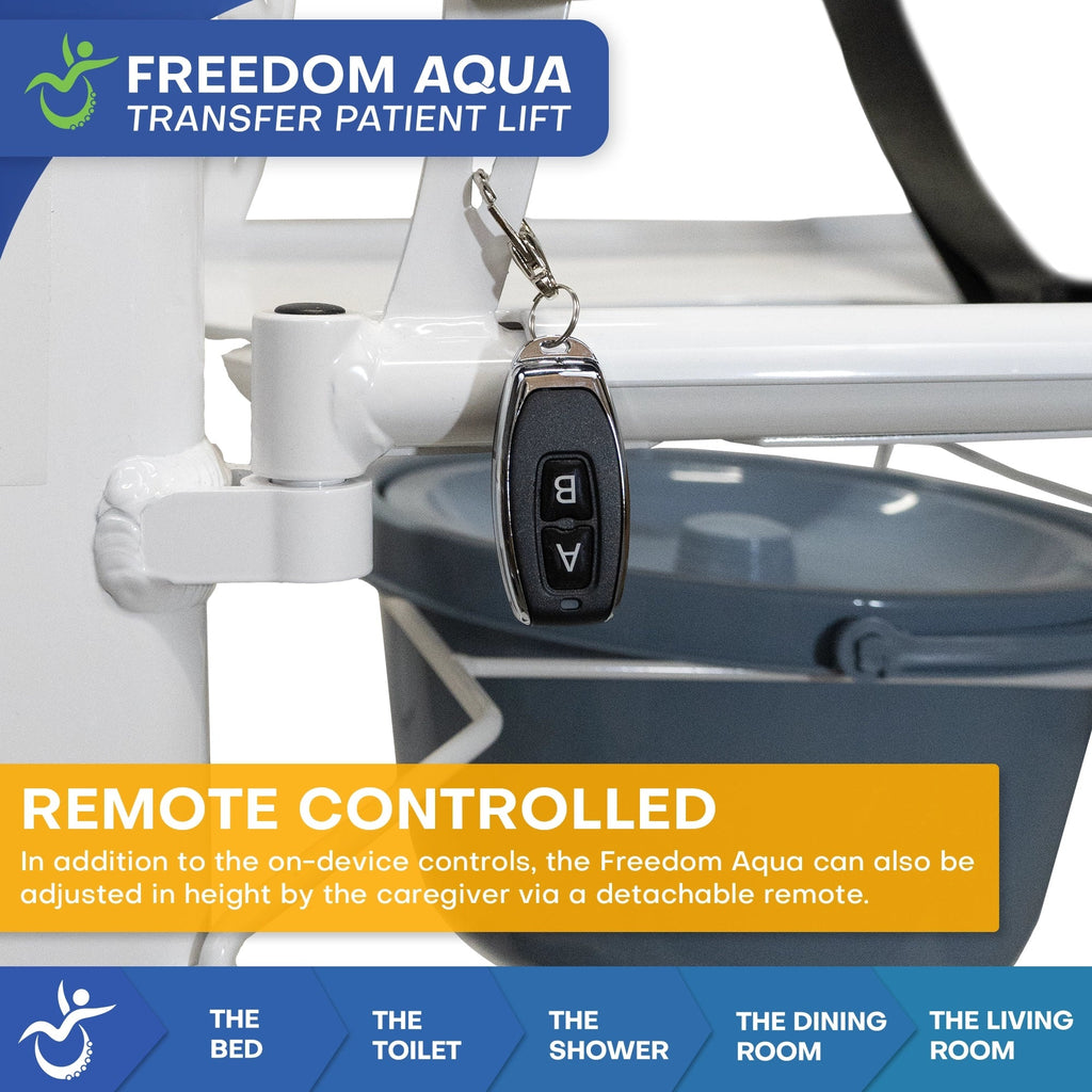 Climbing Steps Freedom Patient Lift (Aqua Version)
