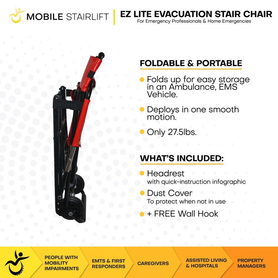 Climbing Steps EZ LITE Evacuation Chair