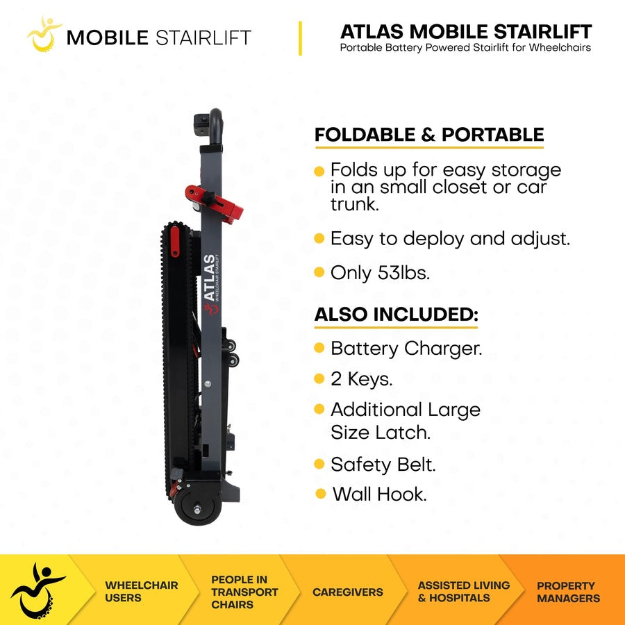 Climbing Steps Atlas Wheelchair Stair Lift