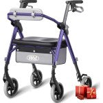 Z11 Standard Rollator Walker with Padded Foam Seat