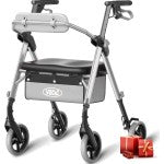 Z11 Standard Rollator Walker with Padded Foam Seat
