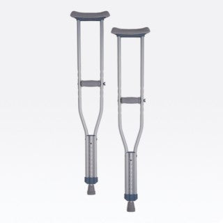 Nova Crutch Aluminum Pushbutton