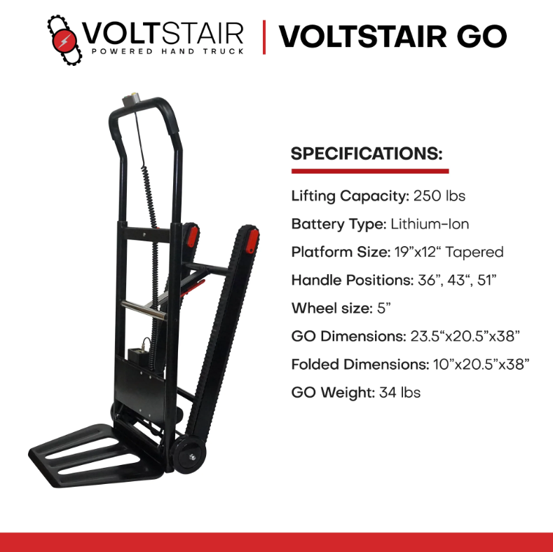 Climbing Steps Go Hand Truck 150 lbs.