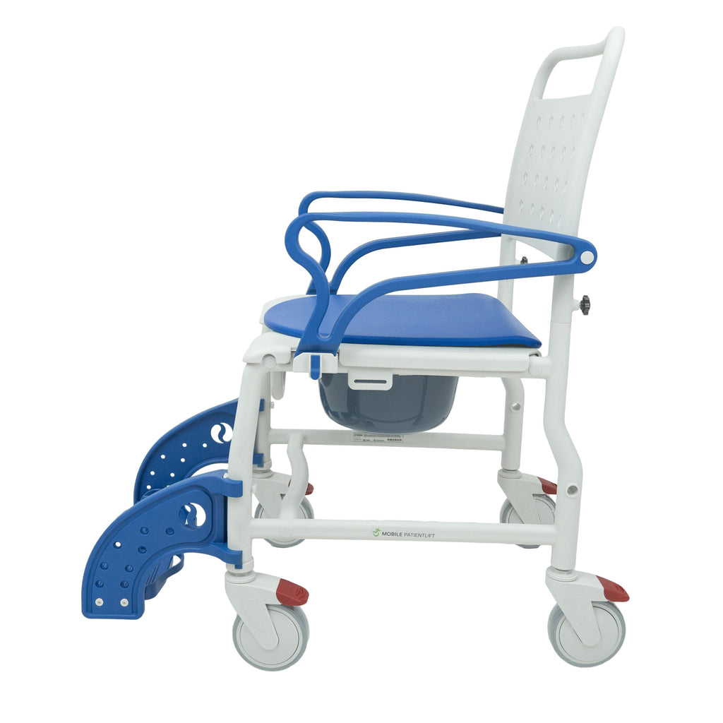 Climbing Steps Sidekick Ultralight Shower Chair w/ Rear Wheels Kit