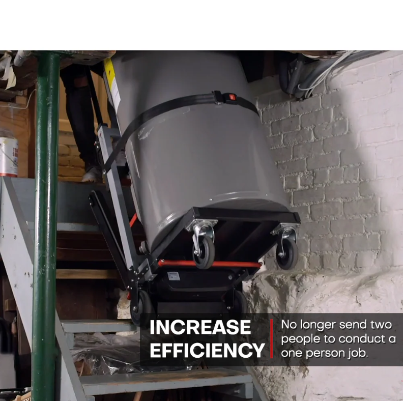 Climbing Steps Titan Powered Handtruck 440 lbs.