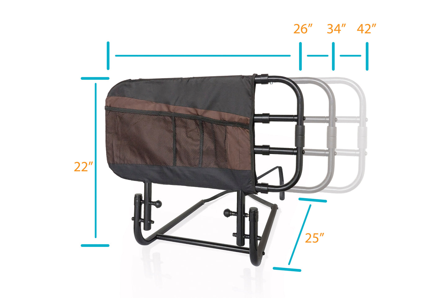 Stander EZ Adjust Bed Rail: 8000