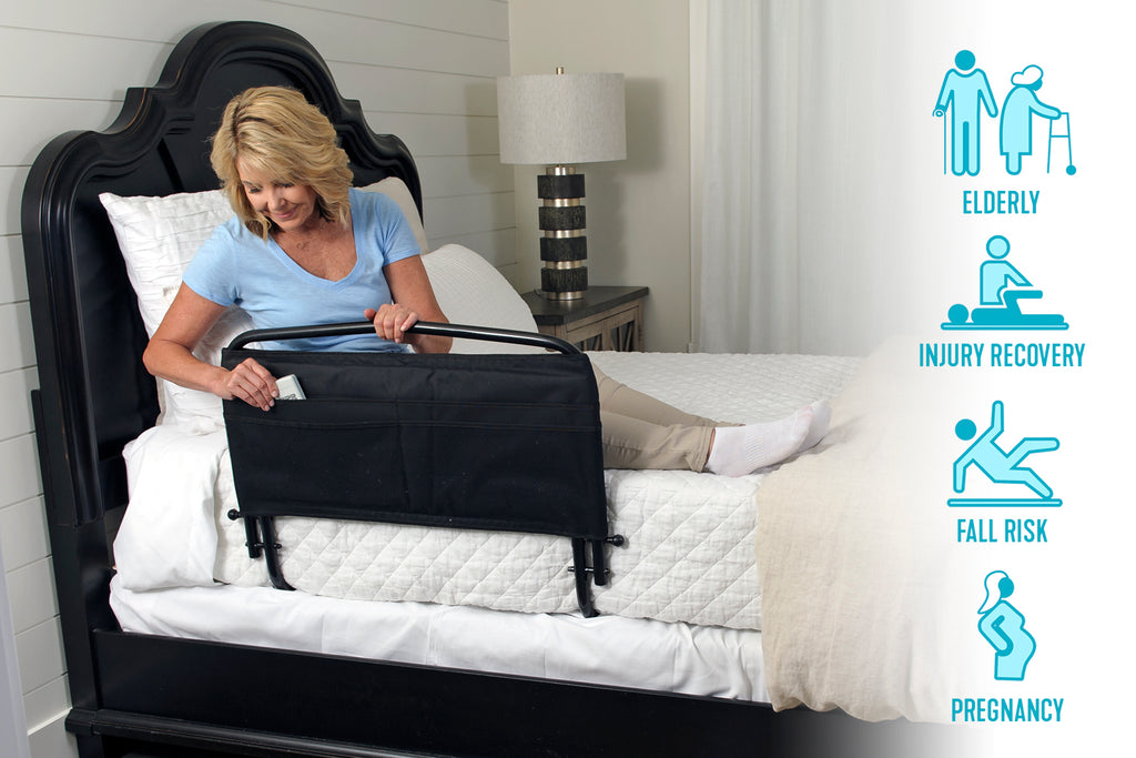 Stander 30" Safety Bed Rail & Padded Pouch: 8051
