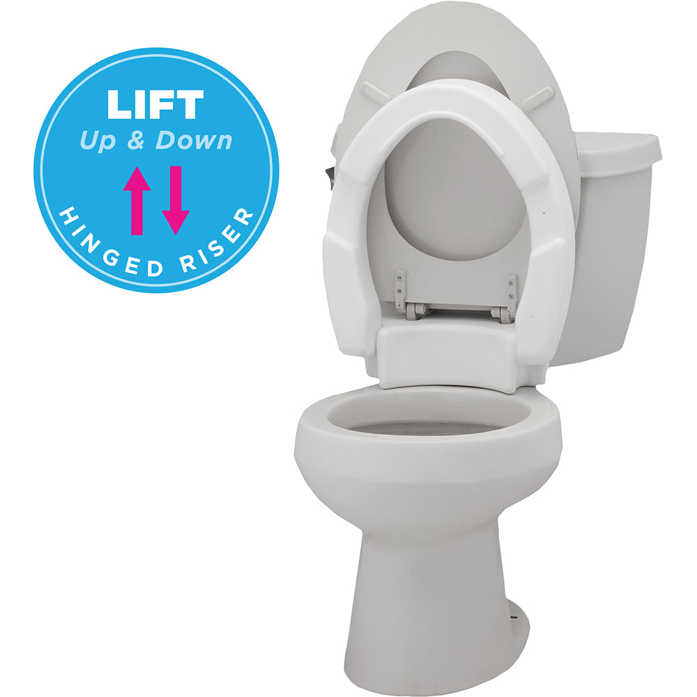 Nova Toilet Riser - Hinged