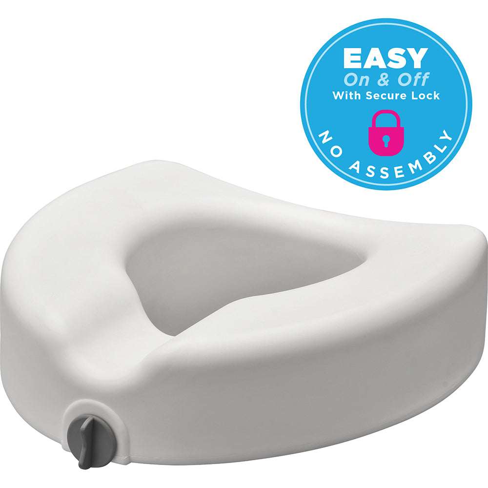 Nova Raised Toilet Seat - 5" Locking