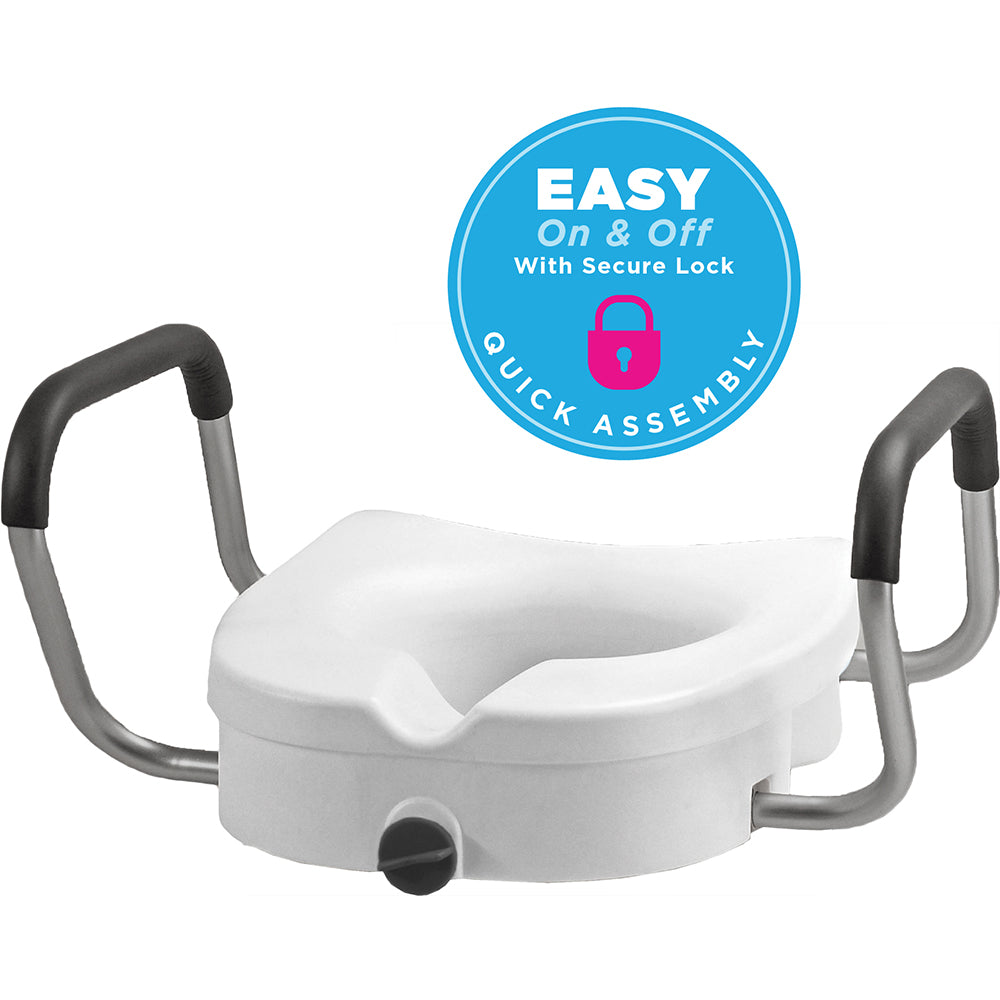 Nova Raised Toilet Seat - 5" Locking