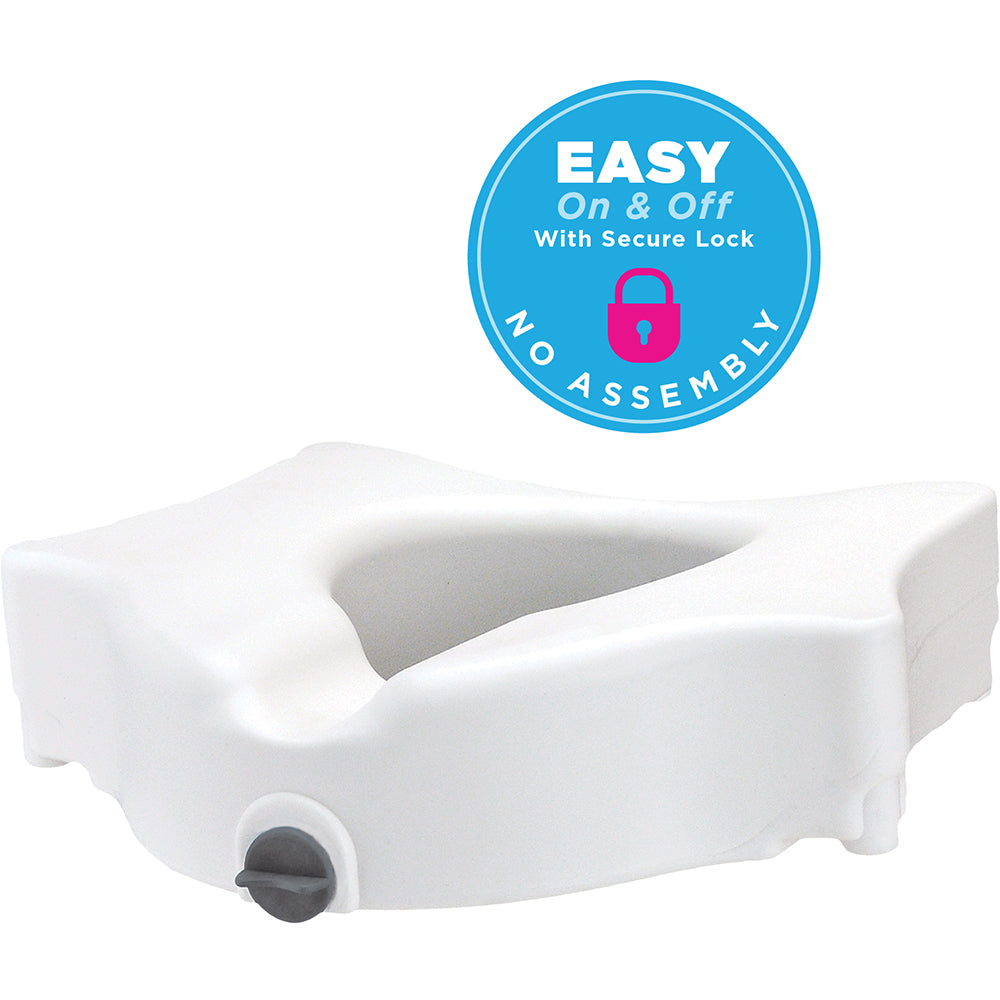 NOVA Raised Toilet Seat - 5" Locking