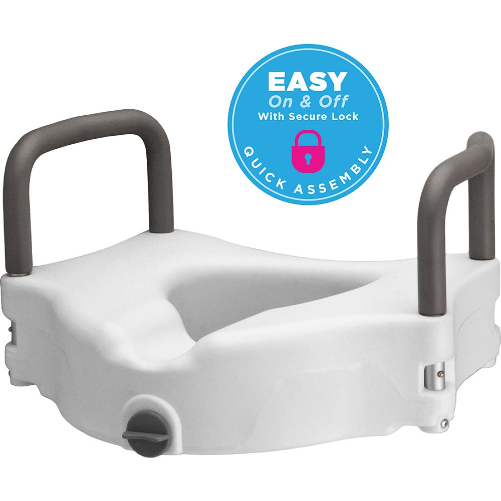 NOVA Raised Toilet Seat - 5" Locking