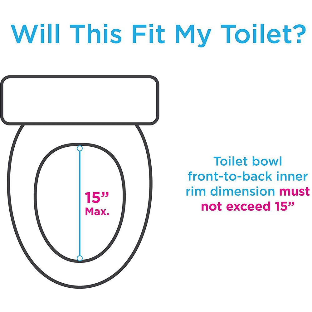 NOVA Raised Toilet Seat - 5" Locking