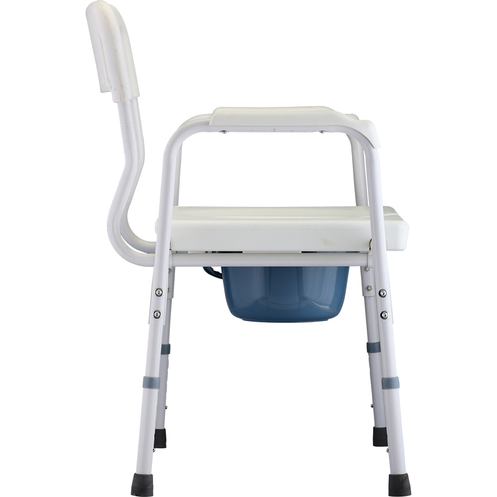 Nova Heavy Duty Commode with Back & Extra Wide Seat