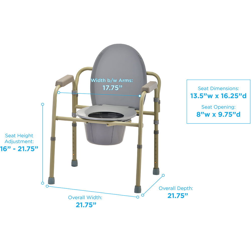 Nova Folding Commode