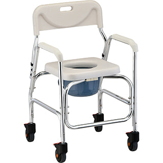 NOVA SHOWER CHAIR AND COMMODE WITH WHEEL