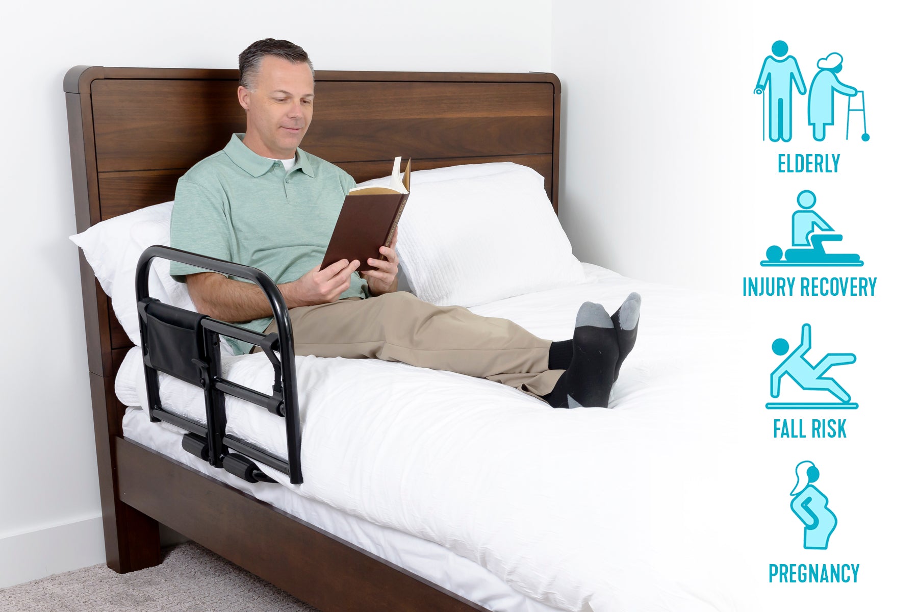 Stander Prime Safety Bed Rail: 8940