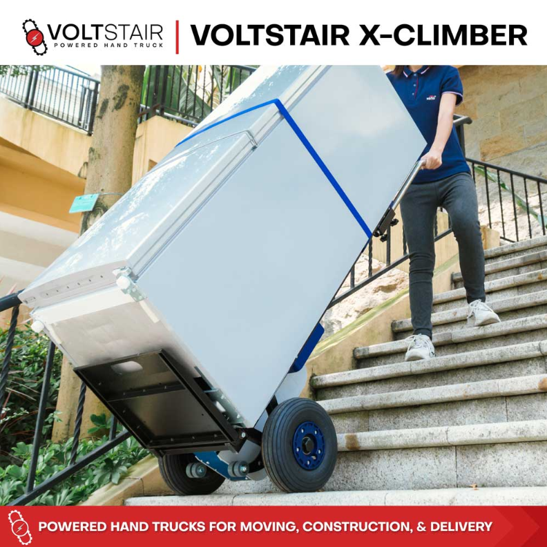Climbing Steps X-Climber Powered Handtruck 375 lbs.