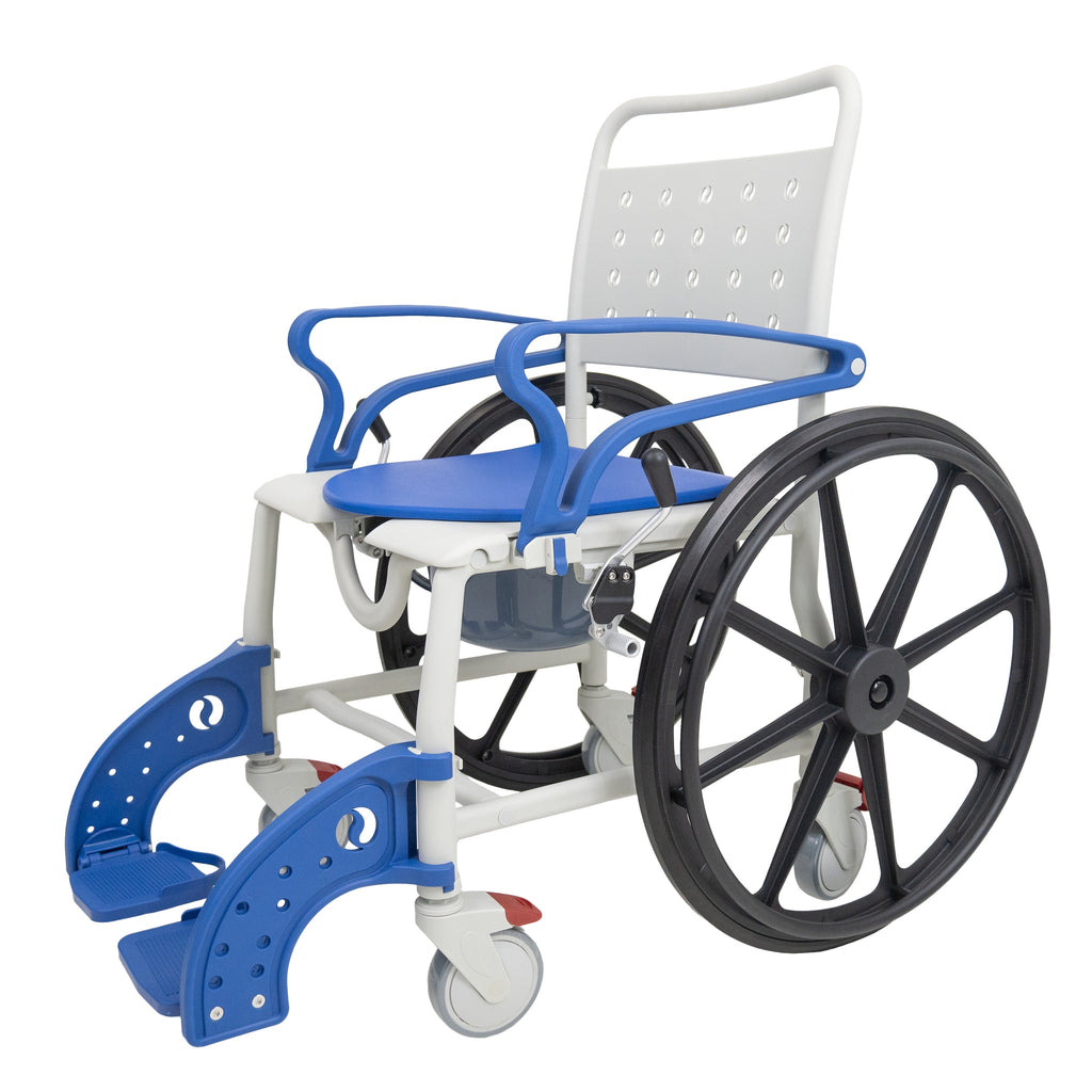 Climbing Steps Sidekick Ultralight Shower Chair w/ Rear Wheels Kit